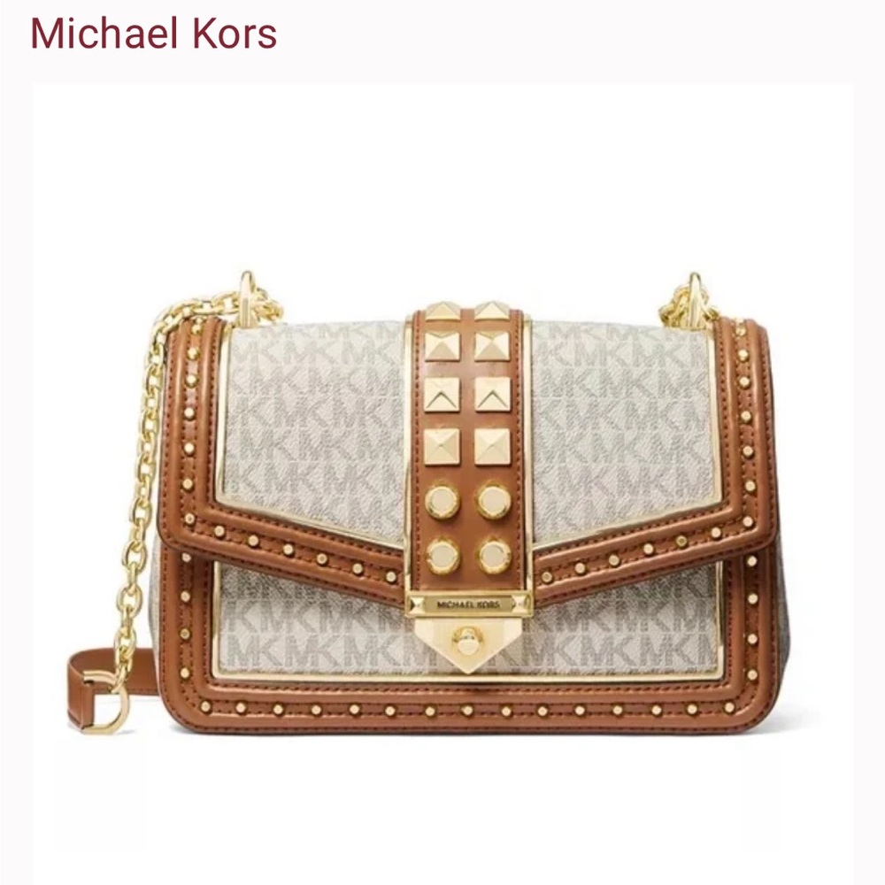 Michael Kors MK logo shoulder bag